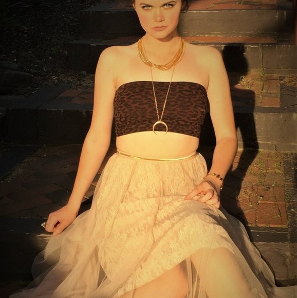 Crow Cloth Lace Tulle Skirt - Picture 3 of 3